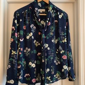 Ann Taylor Floral Blouse